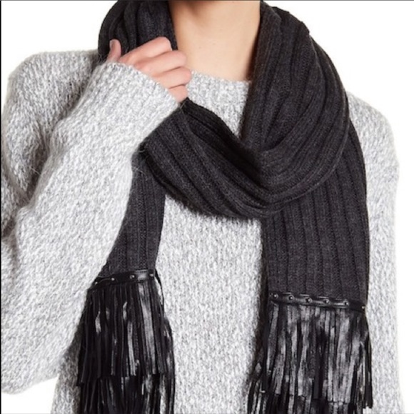 Michael Kors Muffler Michael Kors Two Tone Marled Stripe Raschel